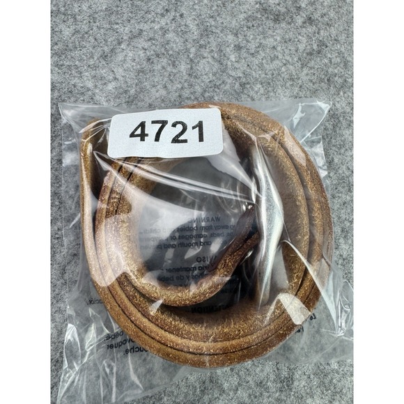 VTG Lucky Brand Belt Womens 32 Leather Floral BURUR 318 Boho Silver Tone Brass - Picture 14 of 14